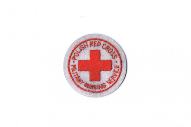 band styrte Frosset Patch, Polish Red Cross Military Nursing Service