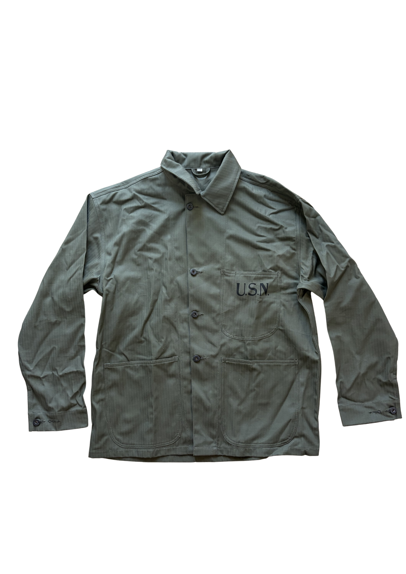U.S. Navy HBT Utility Jacket ( N-3 ) ( De Brabander Mfg. Co.)