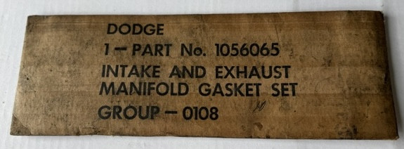 G502/G507 Intake and Exhaust Manifold Gasket Set 
