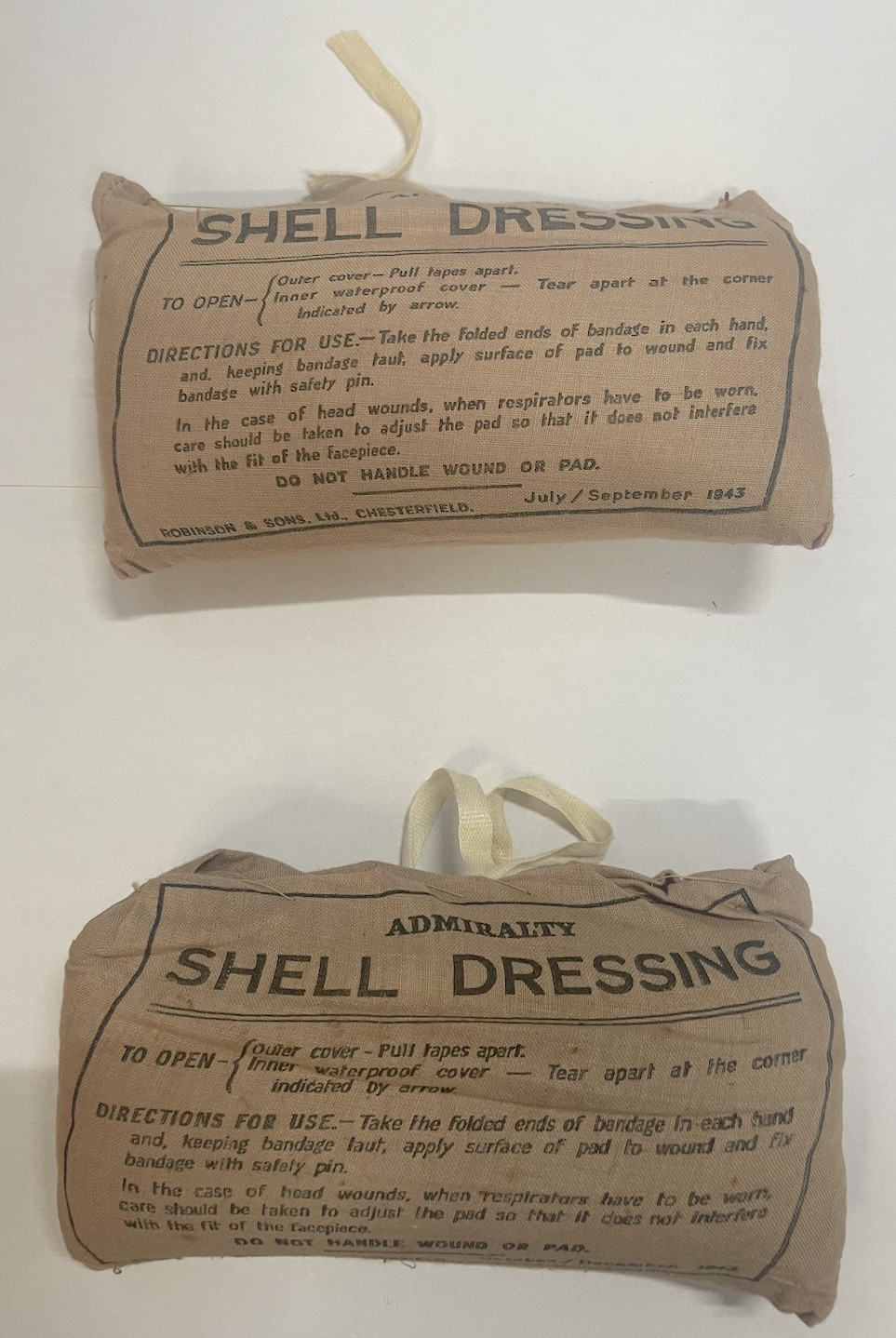 British WW2 Shell Dressing (Orig.)