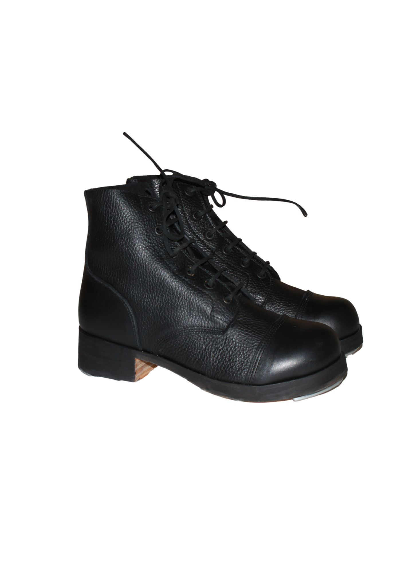 British ww2 army black ammo ankle boots