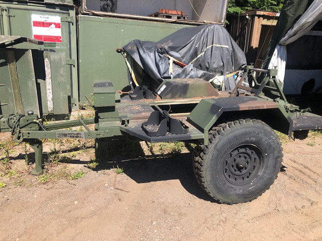 US Chassis Trailer 1 Ton 2Wheel M116A3 NOS