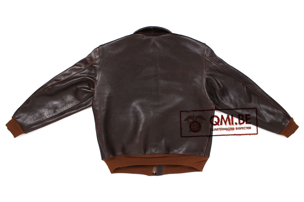 Type A-2 Leather Flight Jacket (Seal Brown Horsehide)