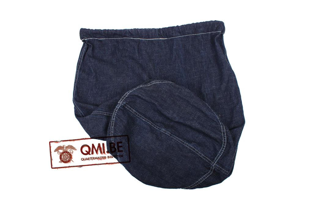 Bag, Barrack, Blue Denim (with drawstring)