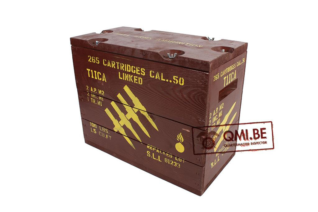 Wooden Ammo Crate (Cal..50 Linked T1ICA)