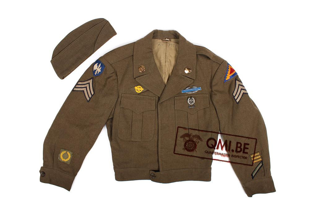 US WW2 orig. “IKE” jacket with cap