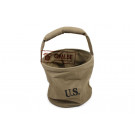 US WWII Fold up Canvas Water bucket