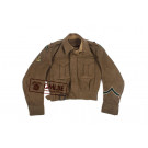 British WWII orig. BD jacket, Size 11