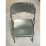 Folding chair, steel frame (New)