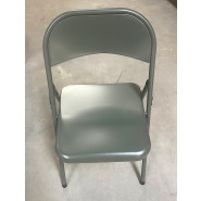 Folding chair, steel frame (New)