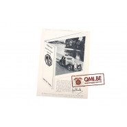 Orig. WW2 advertisement “MG, Midget Drophead Coupé”