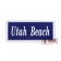 Sign, Utah Beach, Enameled (45 x 20 cm)