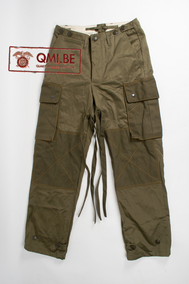 WW2 US Re-inforced Airborne M1942 Trousers - Paratrooper Repro D-Day All  Sizes | eBay