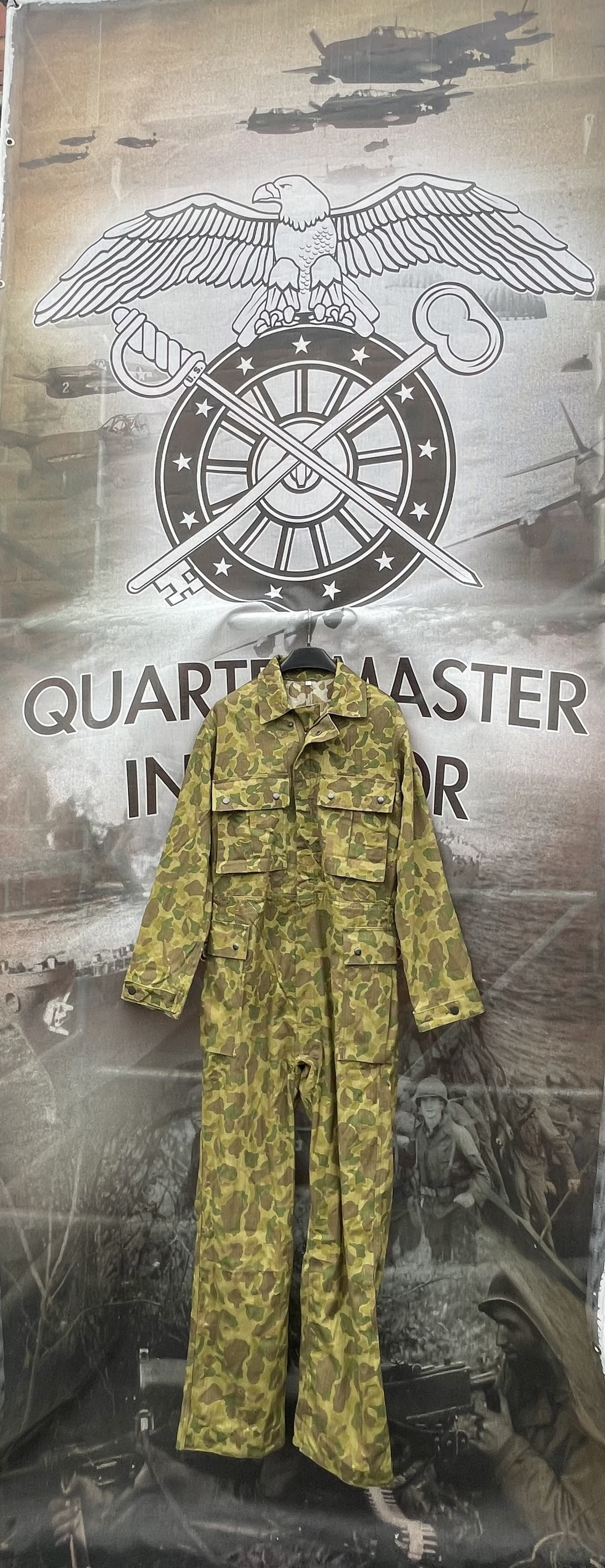 HBT Coveralls Camouflage, Army ( De Brabander Mfg. Co.)