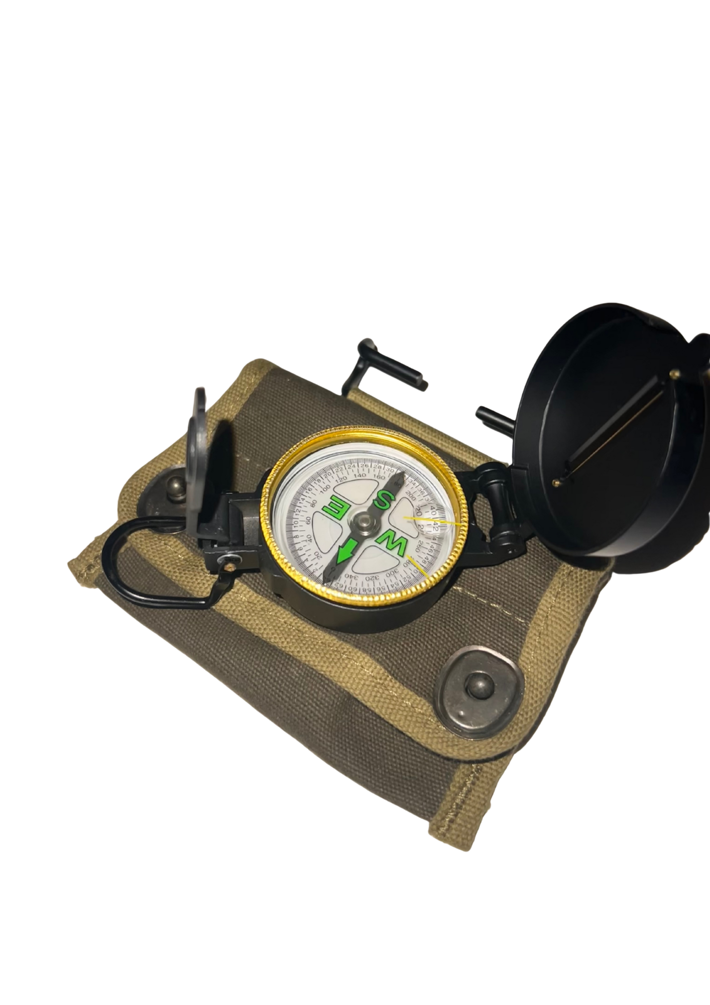 Compass, pouch (2nd Pattern) with metal compass