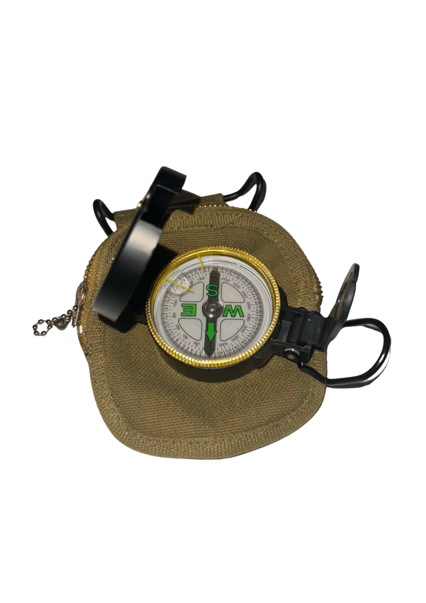 Compass, pouch (1st pattern) with metal Engineer compass