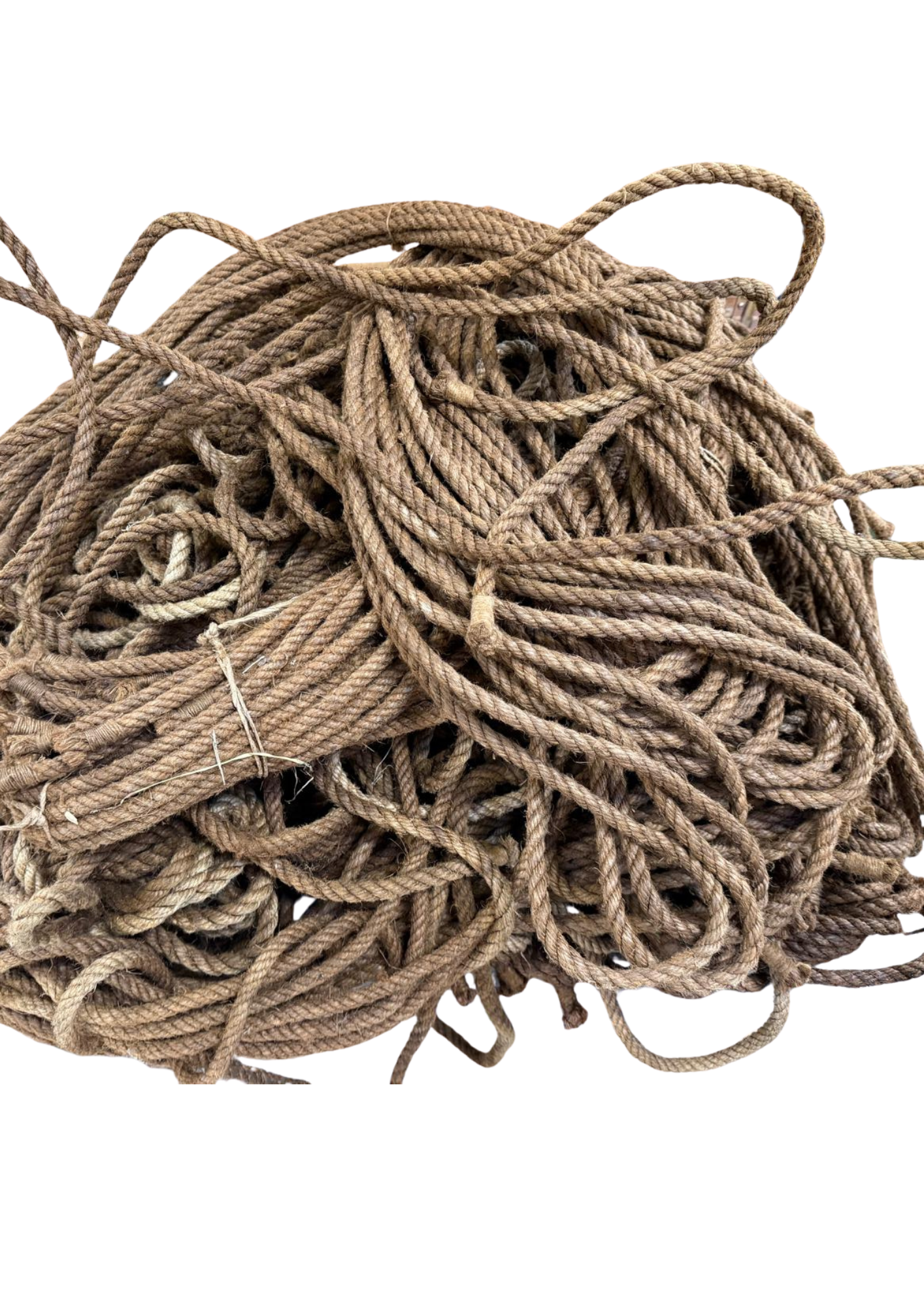 NOS US WW2 sisal Rope (190 inch - 485 cm)