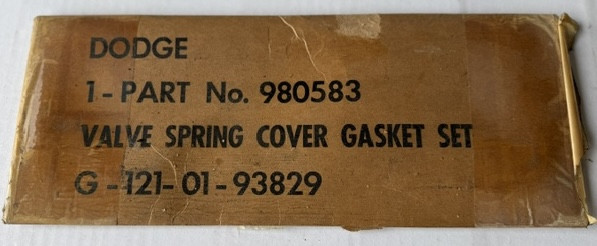 G502/G507 Valve Spring Cover Gasket Set