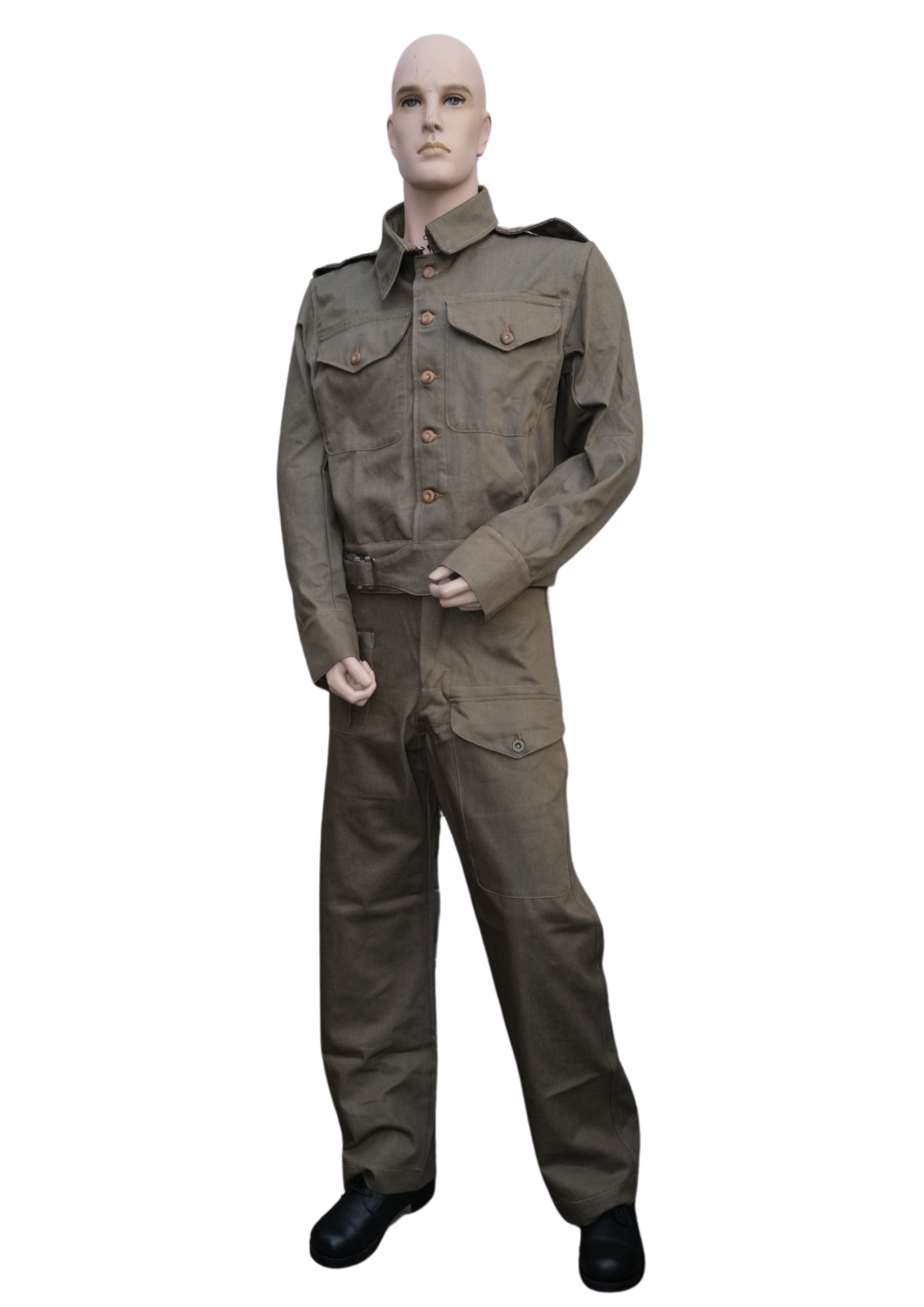 1940 Denim BD Battledress Trousers ( De Brabander Mfg. Co.)