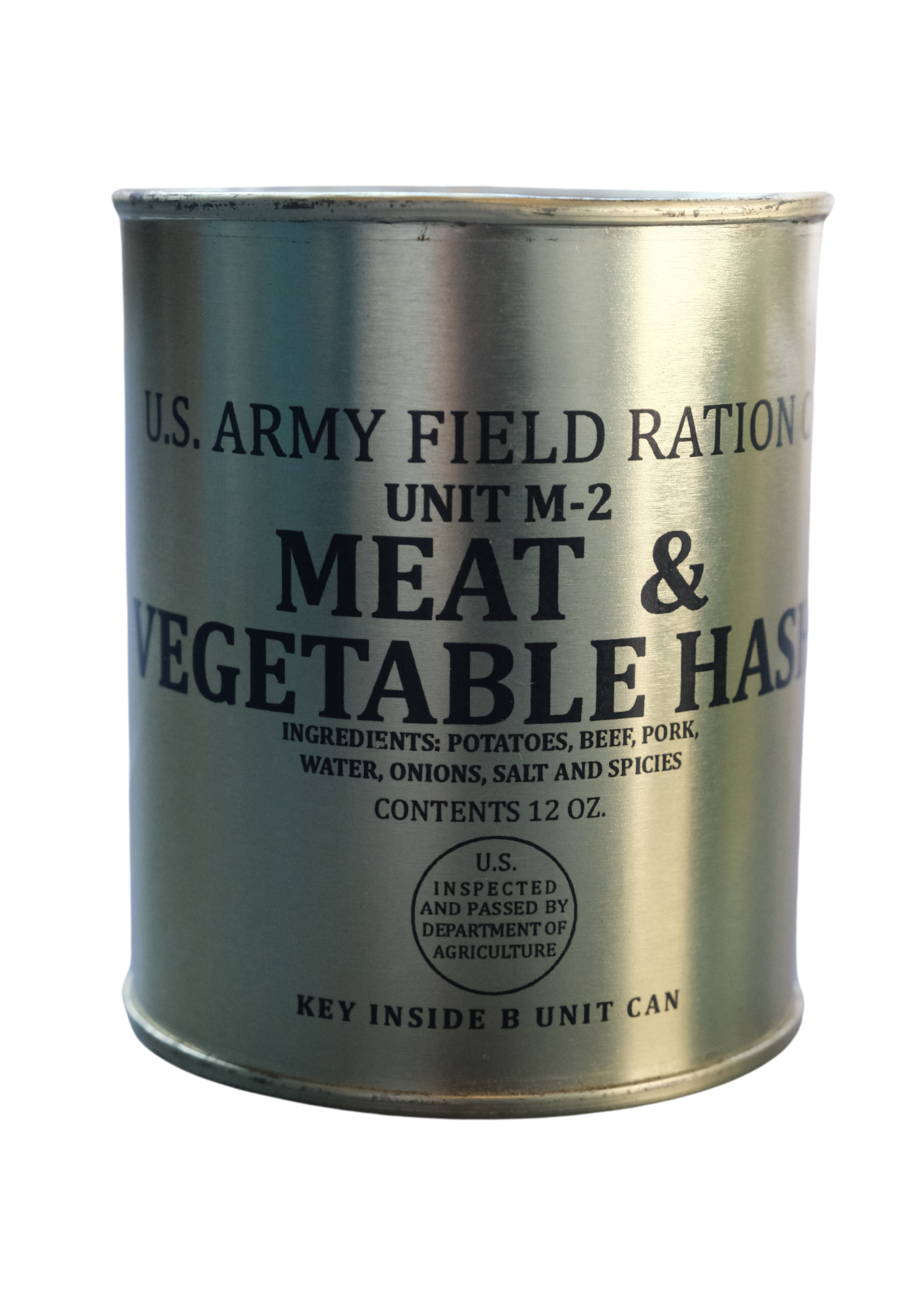 US Army Field Ration C : M-2 Unit Meat & Vegetable Has