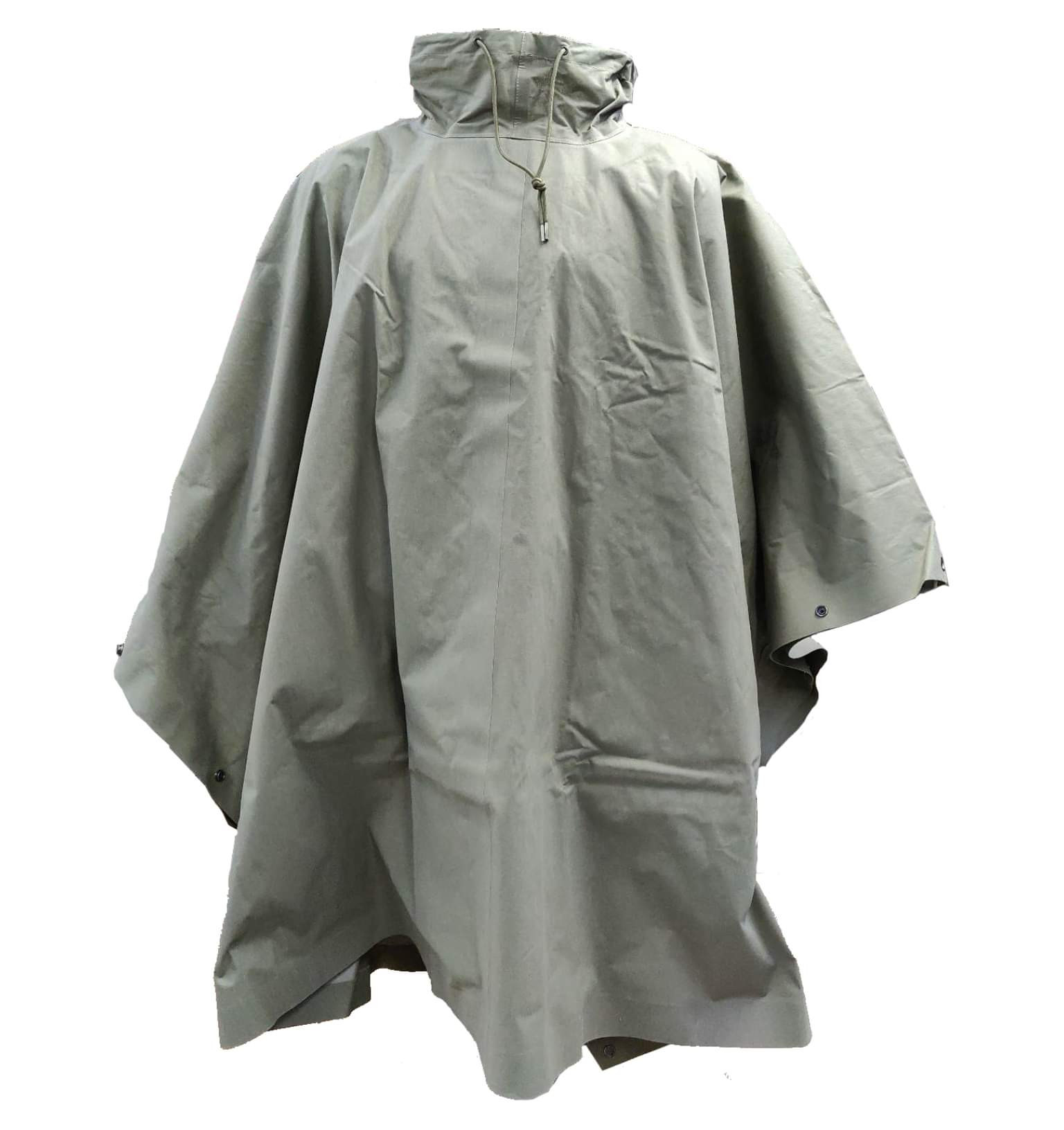 Poncho, Synthetic Resin Coated, O.D. ( De Brabander Mfg. Co. )