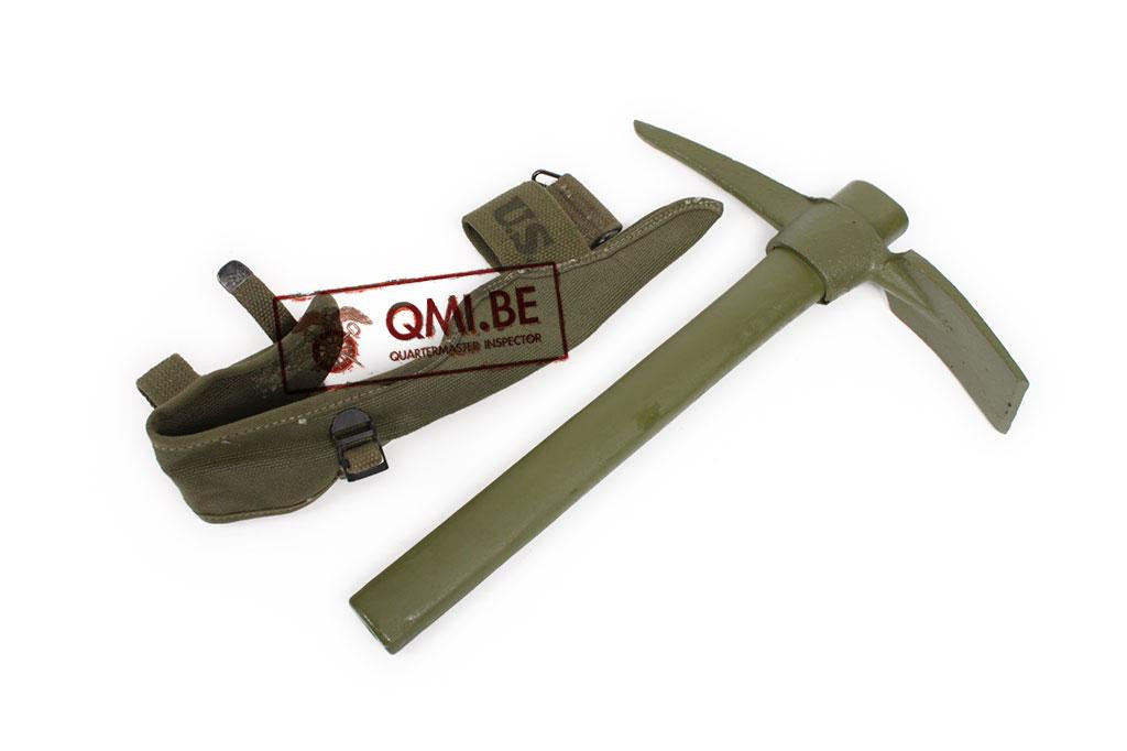 Pick Mattock, Entrenching Tool M-1910 and carrier
