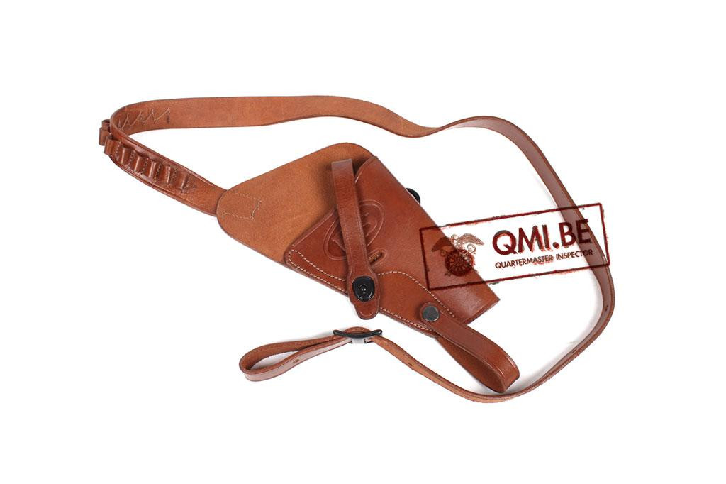 Leather Shoulder Holster, S&W .38 Victory (brown)