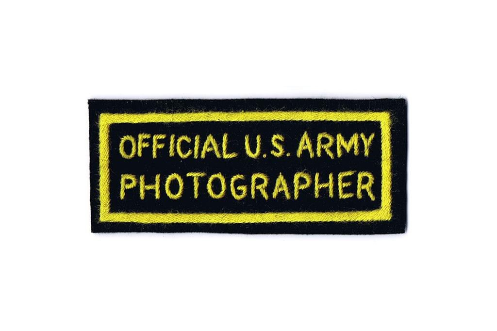 Patch, Official U.S. Army Photographer
