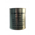 US ARMY Field Ration C :  B Unit Biscuit confection, beverage