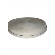 Repro US WW2 canvas parachute webbing (White)