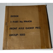 G502/G507 Rear Axle Gasket PKG