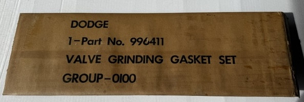 G502/G507 Valve Grinding Gasket Set
