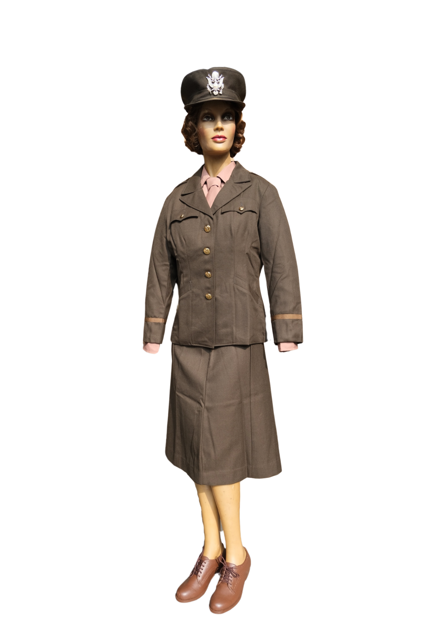 Class A jacket, WAC Officer's Chocolate ( De Brabander Mfg. Co. )