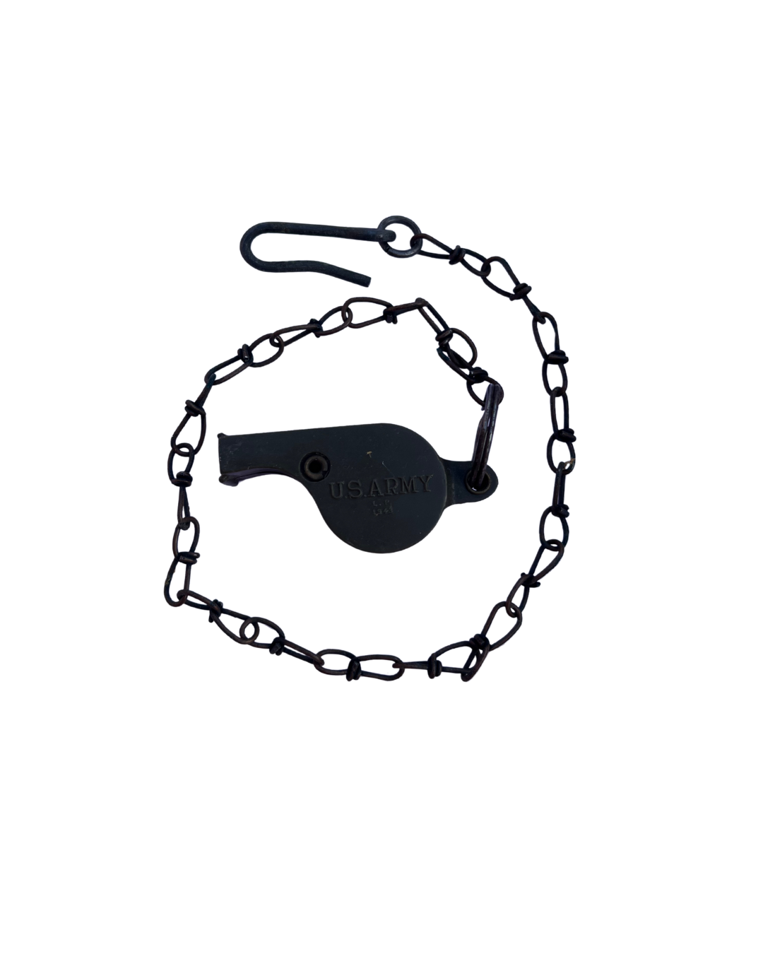 WHISTLE, PLASTIC, OD, US ARMY, L.P. 1943