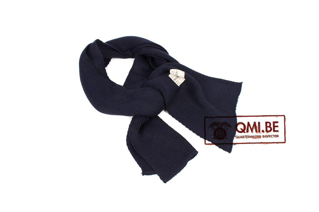 Wool scarf, blue (US Navy)