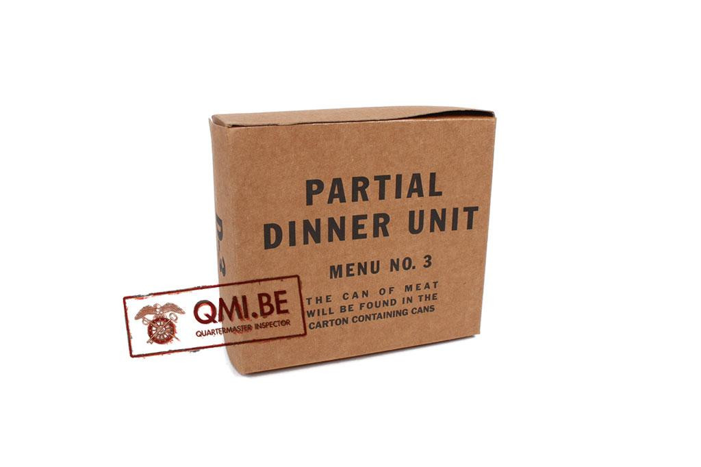 Partial Dinner Unit, D-3