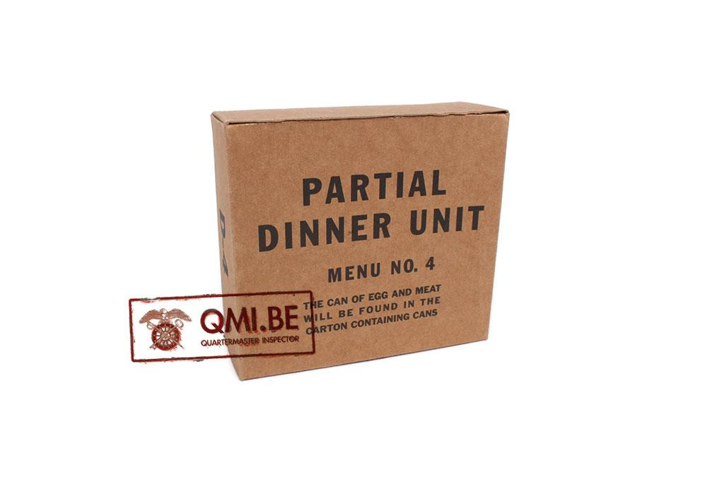 Partial Dinner Unit, D-4