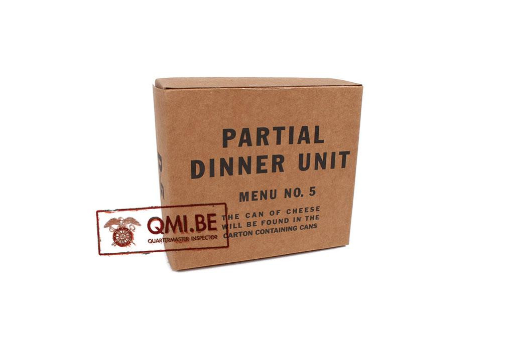 Partial Dinner Unit, D-5