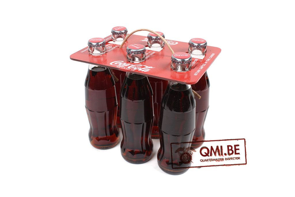 Coca-Cola Repro. 1944 “Neck Grip” Carrier + 6 bottles