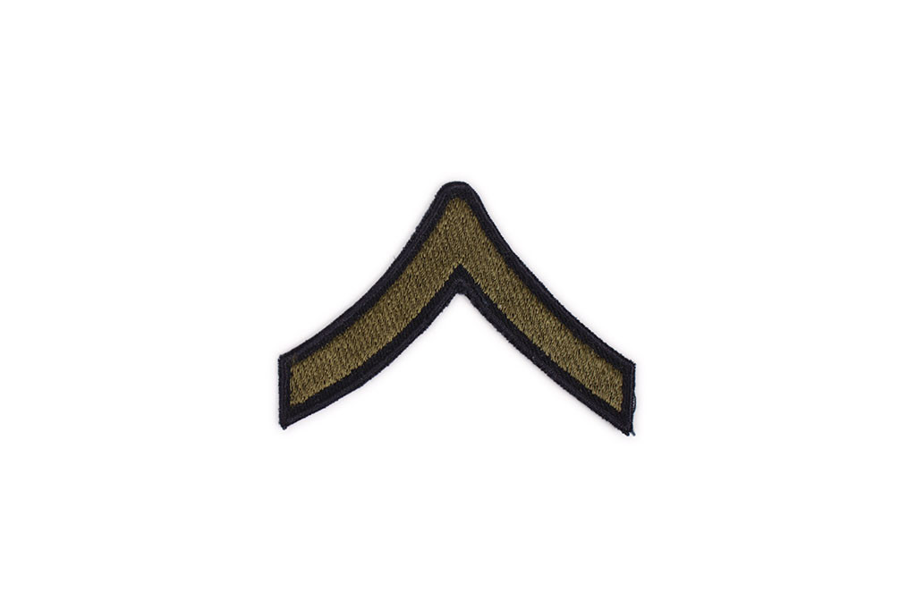 Patch, Private First Class, OD (pair)