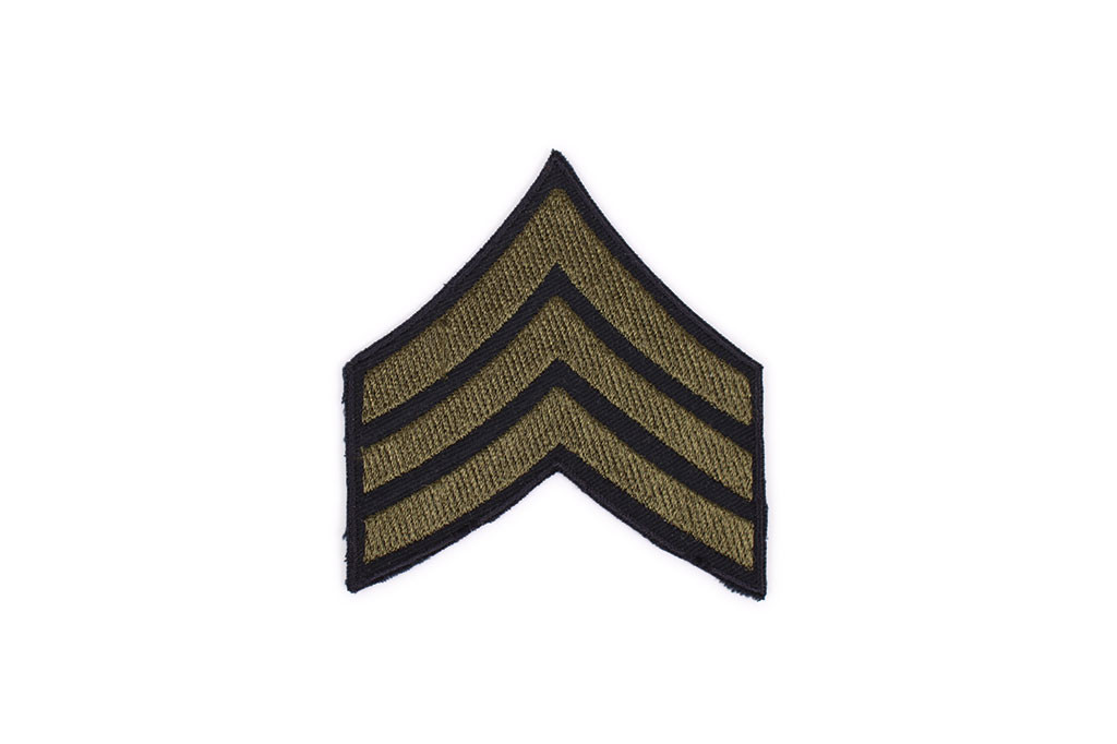 Patch, Sergeant, OD (pair)