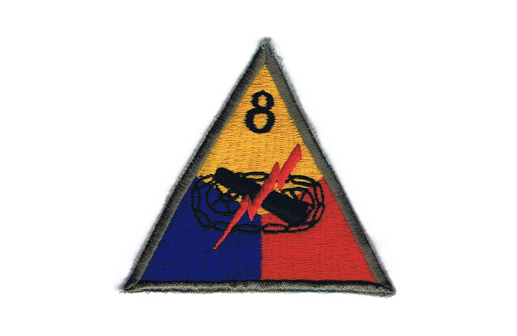 Patch, 8th Armored Division (Iron Snake)