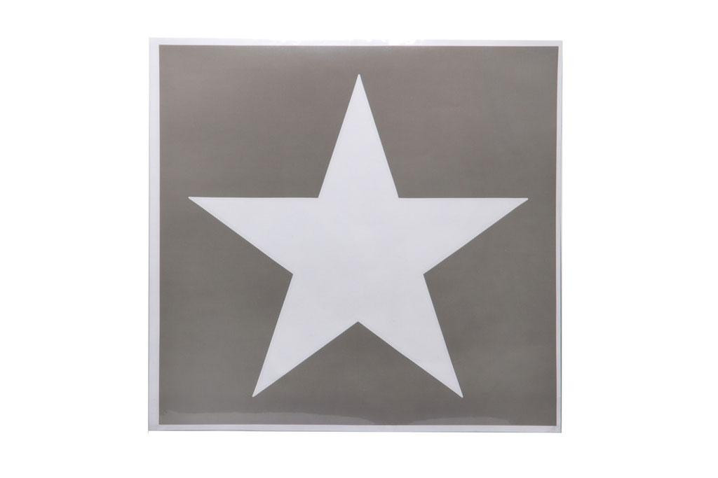 Template (stencil) Sticker, U.S. Star, Large (49 cm.)