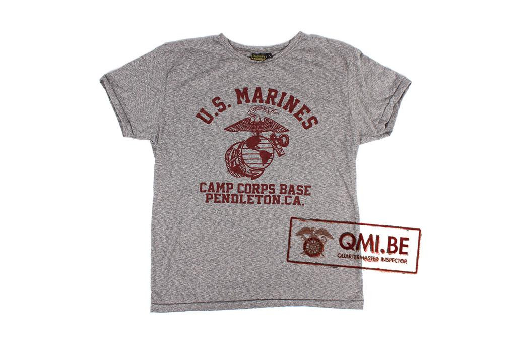 T-shirt, Gray, U.S. Marines, Camp Corps Base, Pendleton California