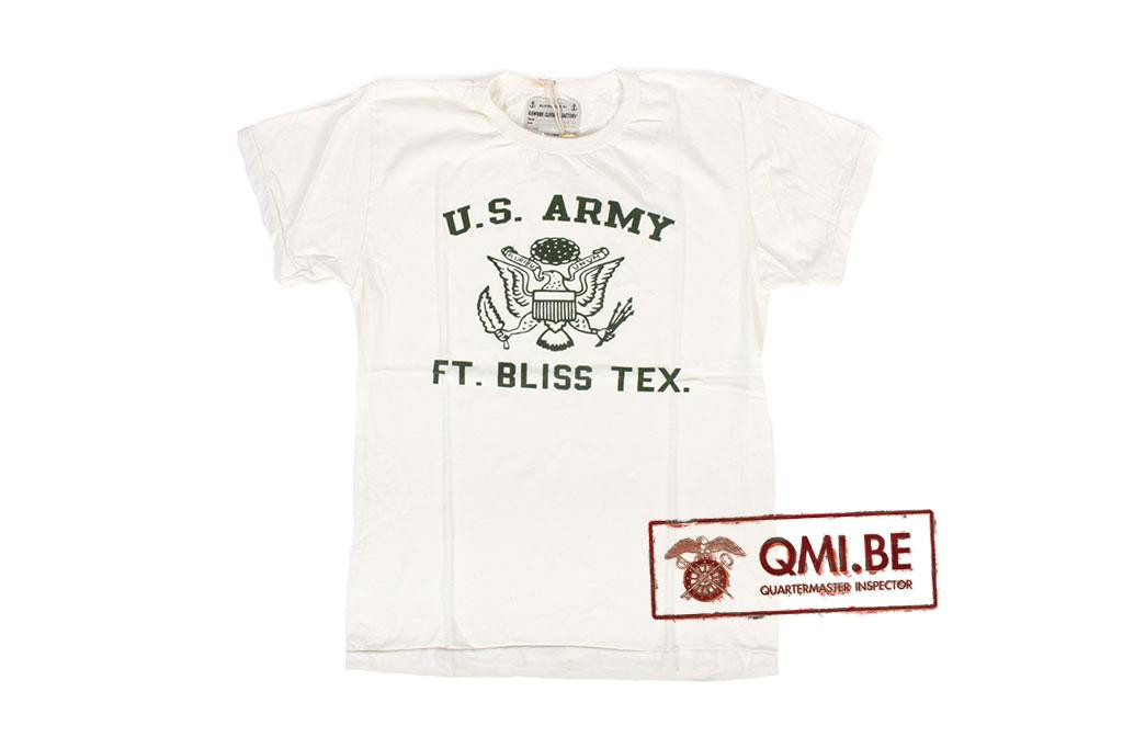 T-shirt, White, U.S. Army Ft. Bliss Tex.