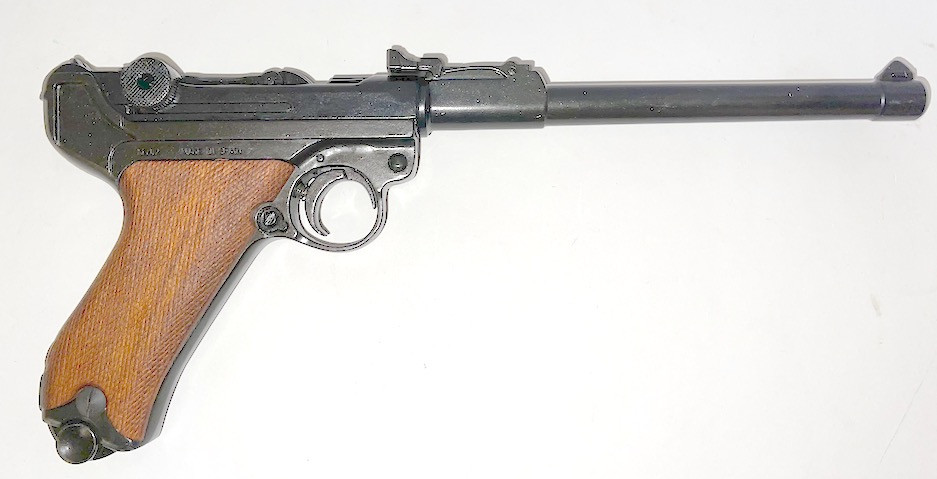 Luger LP08 Artillery with wooden grips (Non-firing replica)