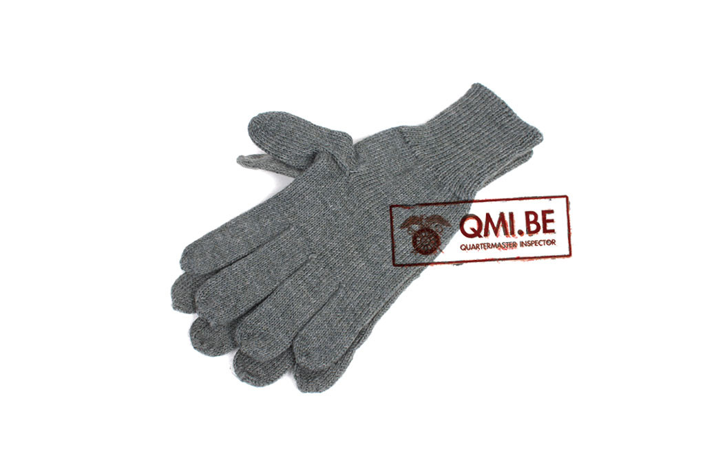 German Grey Wool Gloves