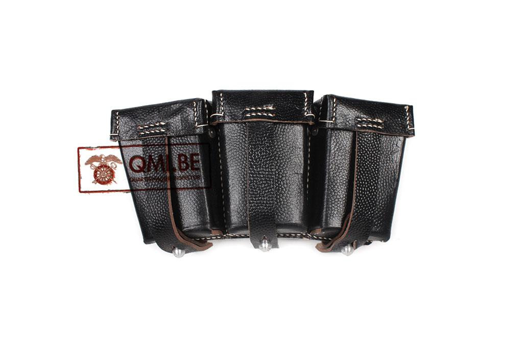 Pouch, Ammo, Mauser K98 (Black leather)