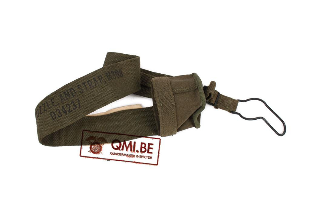 Original WW2, Canvas Muzzle Cover M-308 w/ strap