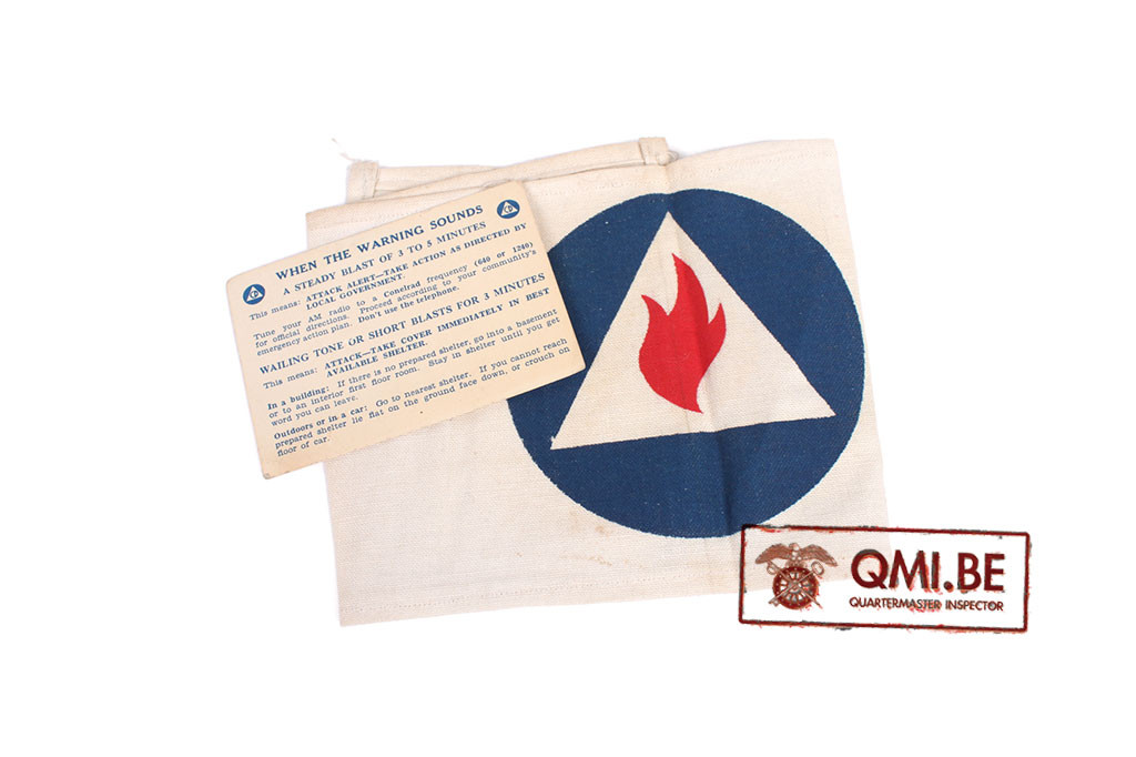 Original US WW2, Civil Defense Fire Watchers Armband